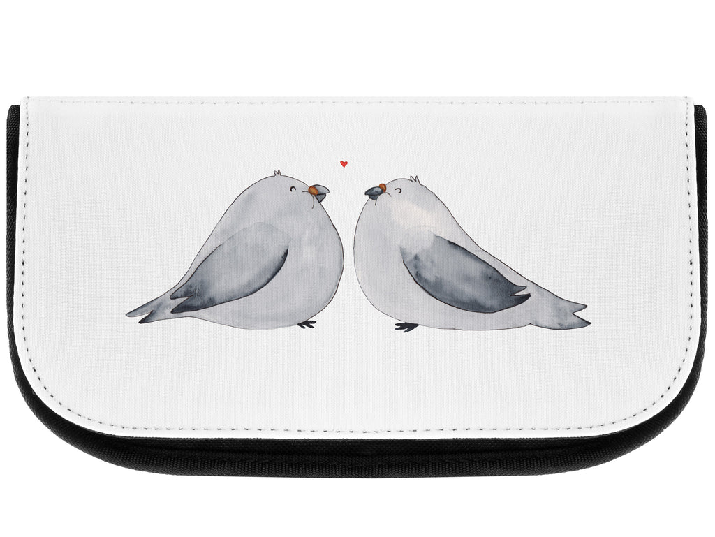 Kosmetiktasche Turteltauben Liebe Kosmetikbeutel, Kulturtasche, Kulturbeutel, Schminktasche, Make-Up Tasche, Liebe, Partner, Freund, Freundin, Ehemann, Ehefrau, Heiraten, Verlobung, Heiratsantrag, Liebesgeschenk, Jahrestag, Hocheitstag, Turteltauben, Turteltäubchen, Tauben, Verliebt, Verlobt, Verheiratet, Geschenk Freundin, Geschenk Freund, Liebesbeweis, Hochzeitstag, Geschenk Hochzeit
