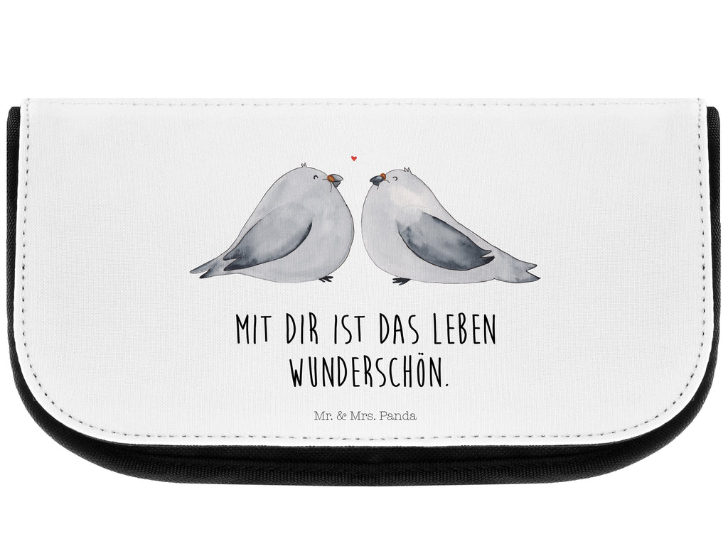 Kosmetiktasche Turteltauben Liebe Kosmetikbeutel, Kulturtasche, Kulturbeutel, Schminktasche, Make-Up Tasche, Liebe, Partner, Freund, Freundin, Ehemann, Ehefrau, Heiraten, Verlobung, Heiratsantrag, Liebesgeschenk, Jahrestag, Hocheitstag, Turteltauben, Turteltäubchen, Tauben, Verliebt, Verlobt, Verheiratet, Geschenk Freundin, Geschenk Freund, Liebesbeweis, Hochzeitstag, Geschenk Hochzeit