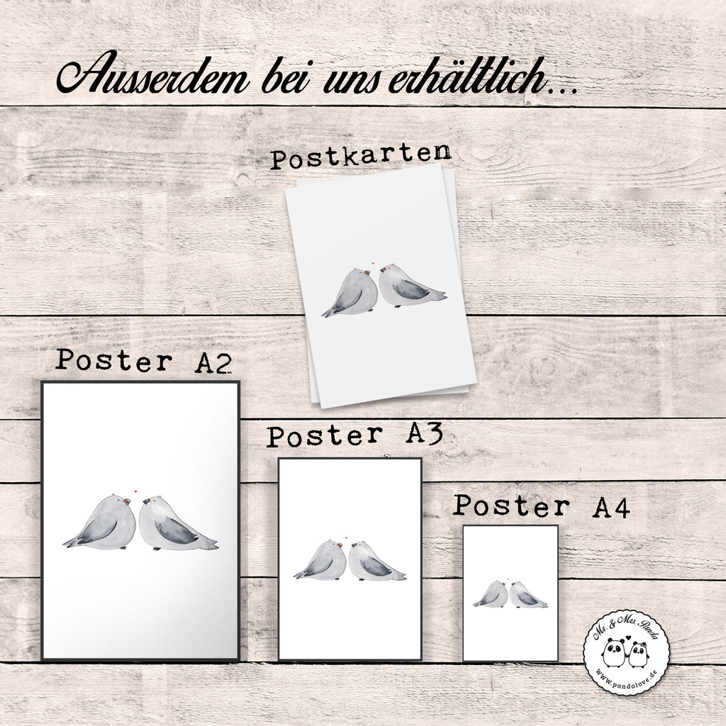 Poster Turteltauben Liebe Poster, Wandposter, Bild, Wanddeko, Küchenposter, Kinderposter, Wanddeko Bild, Raumdekoration, Wanddekoration, Handgemaltes Poster, Mr. & Mrs. Panda Poster, Designposter, Kunstdruck, Posterdruck, Liebe, Partner, Freund, Freundin, Ehemann, Ehefrau, Heiraten, Verlobung, Heiratsantrag, Liebesgeschenk, Jahrestag, Hocheitstag, Turteltauben, Turteltäubchen, Tauben, Verliebt, Verlobt, Verheiratet, Geschenk Freundin, Geschenk Freund, Liebesbeweis, Hochzeitstag, Geschenk Hochzeit