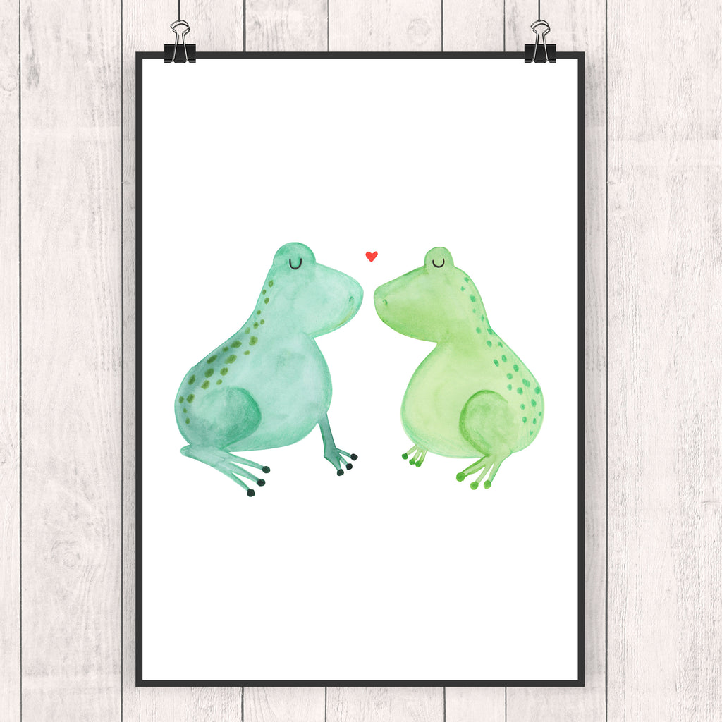 Poster Frosch Liebe Poster, Wandposter, Bild, Wanddeko, Küchenposter, Kinderposter, Wanddeko Bild, Raumdekoration, Wanddekoration, Handgemaltes Poster, Mr. & Mrs. Panda Poster, Designposter, Kunstdruck, Posterdruck, Liebe, Partner, Freund, Freundin, Ehemann, Ehefrau, Heiraten, Verlobung, Heiratsantrag, Liebesgeschenk, Jahrestag, Hocheitstag, Verliebt, Verlobt, Verheiratet, Geschenk Freundin, Geschenk Freund, Liebesbeweis, Hochzeitstag, Geschenk Hochzeit, Frosch, Frösche, Froschkönig, Fröschchen