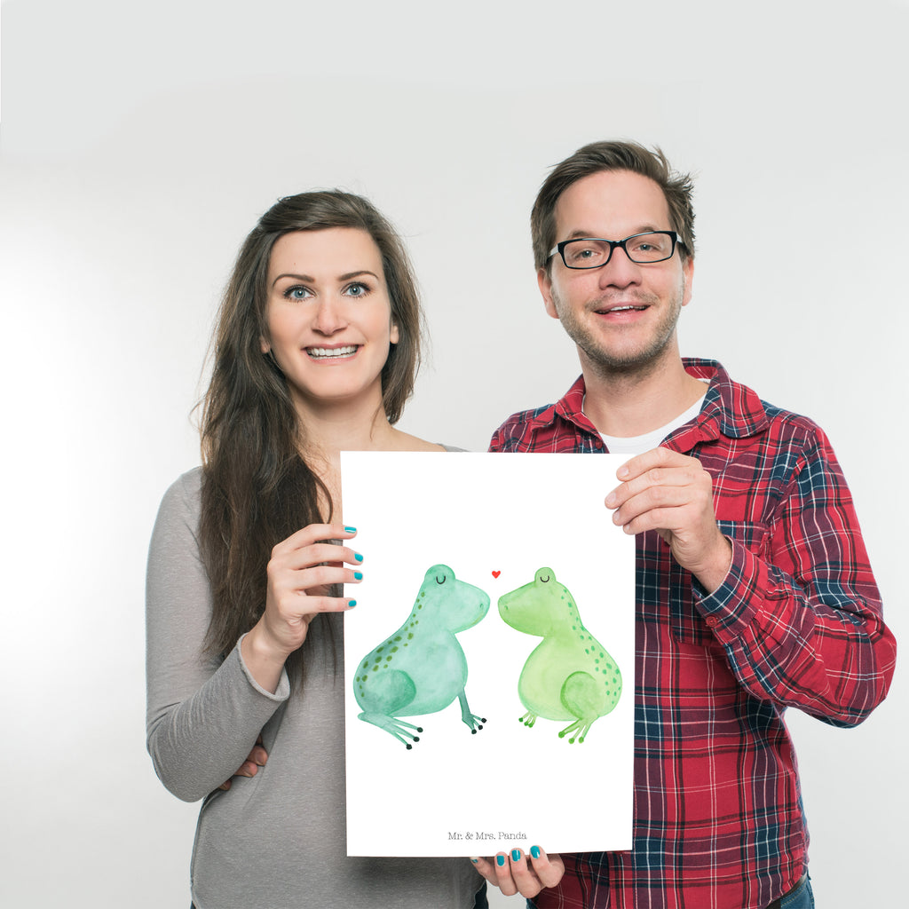 Poster Frosch Liebe Poster, Wandposter, Bild, Wanddeko, Küchenposter, Kinderposter, Wanddeko Bild, Raumdekoration, Wanddekoration, Handgemaltes Poster, Mr. & Mrs. Panda Poster, Designposter, Kunstdruck, Posterdruck, Liebe, Partner, Freund, Freundin, Ehemann, Ehefrau, Heiraten, Verlobung, Heiratsantrag, Liebesgeschenk, Jahrestag, Hocheitstag, Verliebt, Verlobt, Verheiratet, Geschenk Freundin, Geschenk Freund, Liebesbeweis, Hochzeitstag, Geschenk Hochzeit, Frosch, Frösche, Froschkönig, Fröschchen