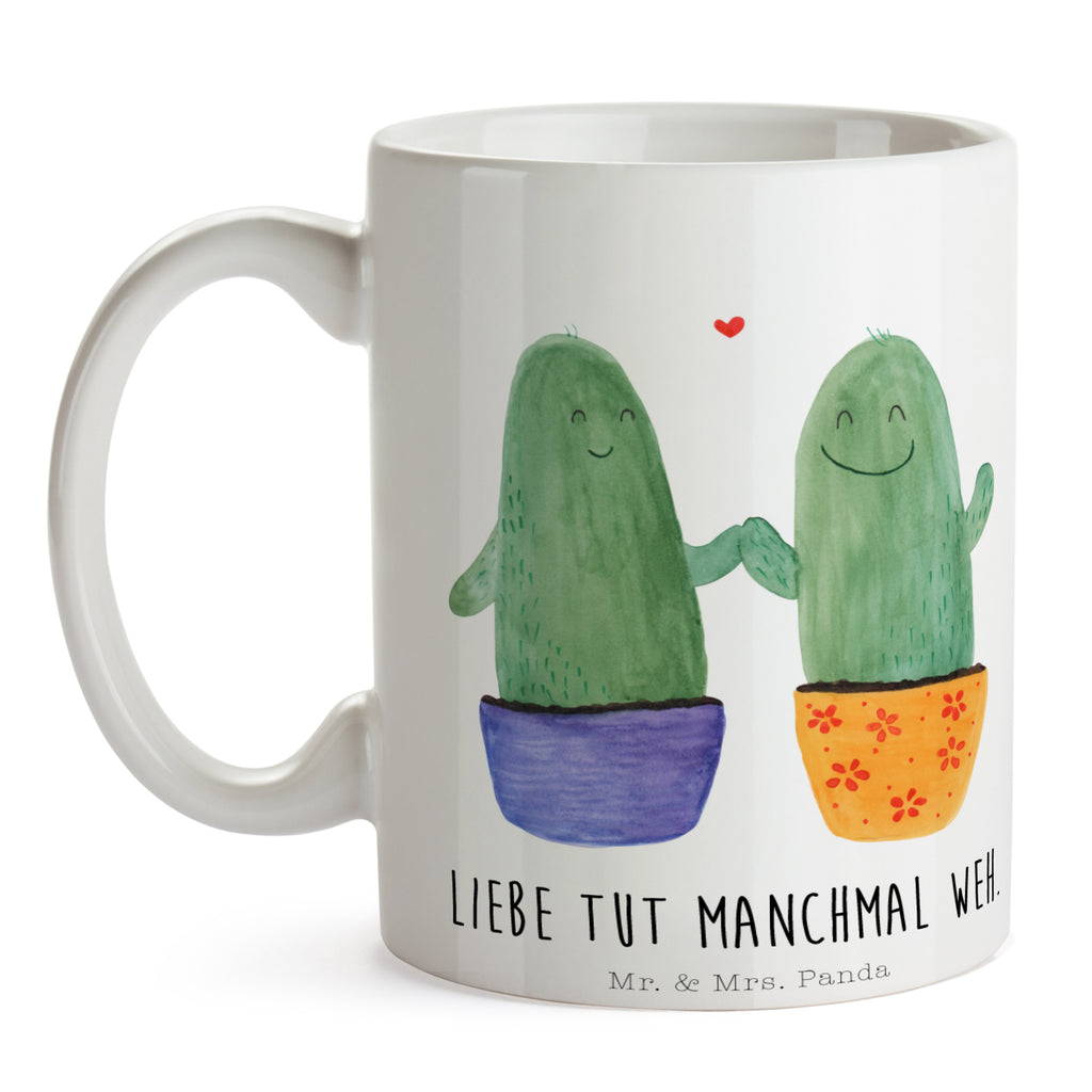 Tasse Kaktus Liebe Kaktus, Kakteen, Liebe, Liebesbeweis, Liebesbotschaft, Liebesnachricht, Love, Kaktusliebe, Paar, Pärchen, Trennung, Streit, Versöhnung, Freundschaft, Verlobung, Hochzeit Becher, Kaffeetasse, Kaffeebecher, Tee, Frühstück, Büro  Kaktus, Kakteen