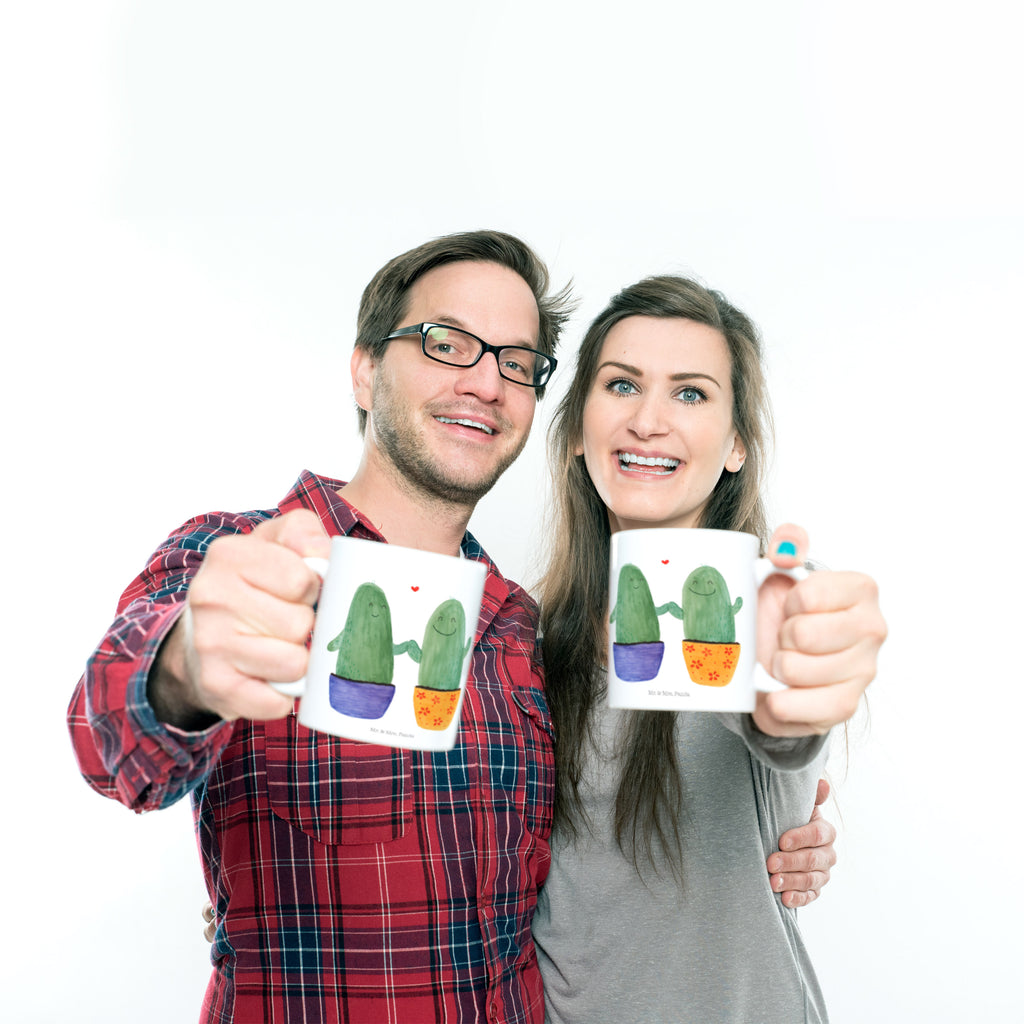 Tasse Kaktus Liebe Kaktus, Kakteen, Liebe, Liebesbeweis, Liebesbotschaft, Liebesnachricht, Love, Kaktusliebe, Paar, Pärchen, Trennung, Streit, Versöhnung, Freundschaft, Verlobung, Hochzeit Becher, Kaffeetasse, Kaffeebecher, Tee, Frühstück, Büro  Kaktus, Kakteen
