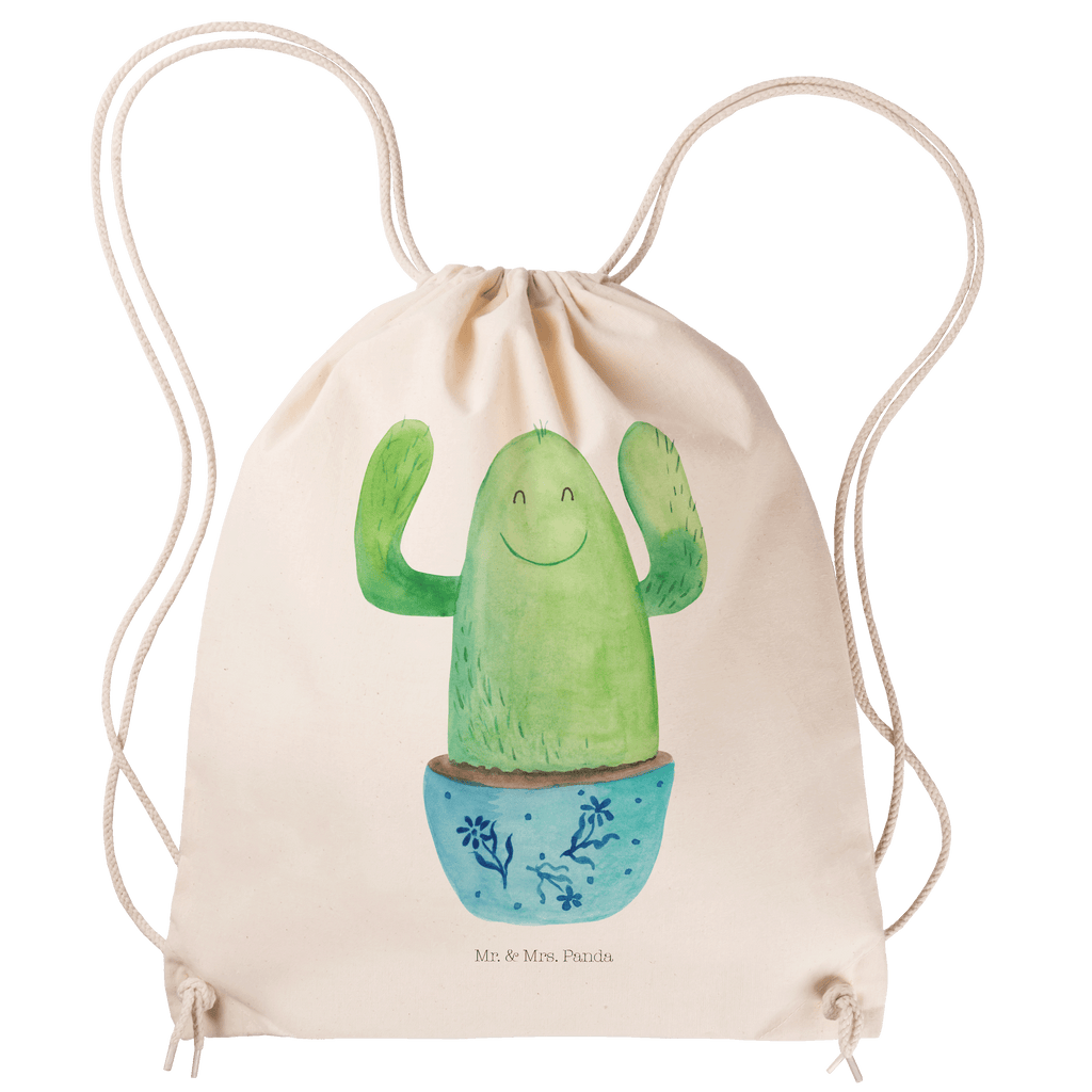 Sportbeutel Kaktus Happy Turnbeutel, Beutel, Sporttasche, Tasche, Stoffbeutel, Kaktus, Kakteen, Motivation, Spruch, lustig, Kindersicherung, Neustart, Büro, Büroalltag, Kollege, Kollegin, Freundin, Mutter, Familie, Ausbildung