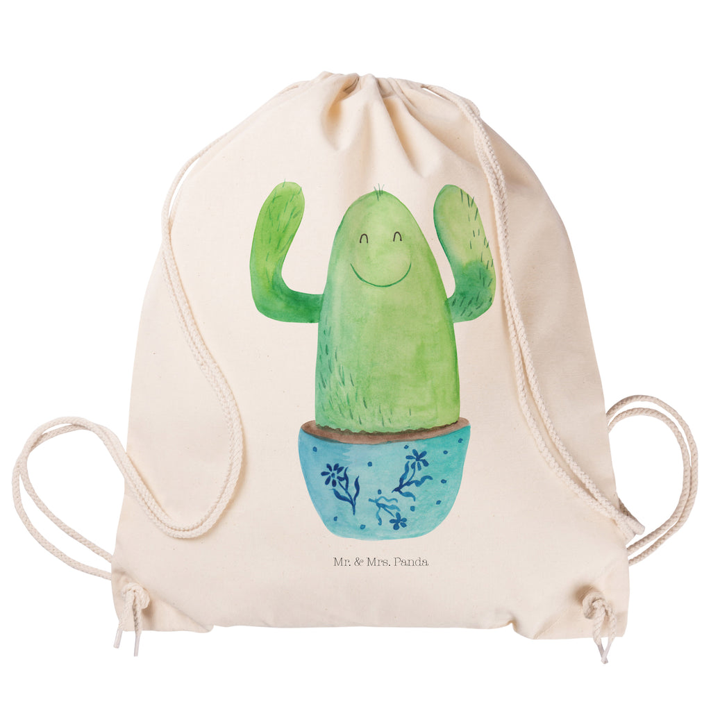 Sportbeutel Kaktus Happy Turnbeutel, Beutel, Sporttasche, Tasche, Stoffbeutel, Kaktus, Kakteen, Motivation, Spruch, lustig, Kindersicherung, Neustart, Büro, Büroalltag, Kollege, Kollegin, Freundin, Mutter, Familie, Ausbildung