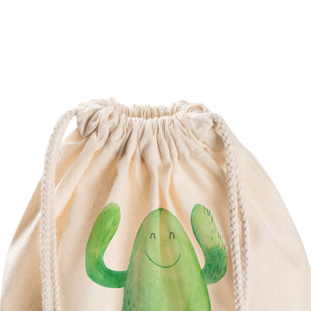 Sportbeutel Kaktus Happy Turnbeutel, Beutel, Sporttasche, Tasche, Stoffbeutel, Kaktus, Kakteen, Motivation, Spruch, lustig, Kindersicherung, Neustart, Büro, Büroalltag, Kollege, Kollegin, Freundin, Mutter, Familie, Ausbildung