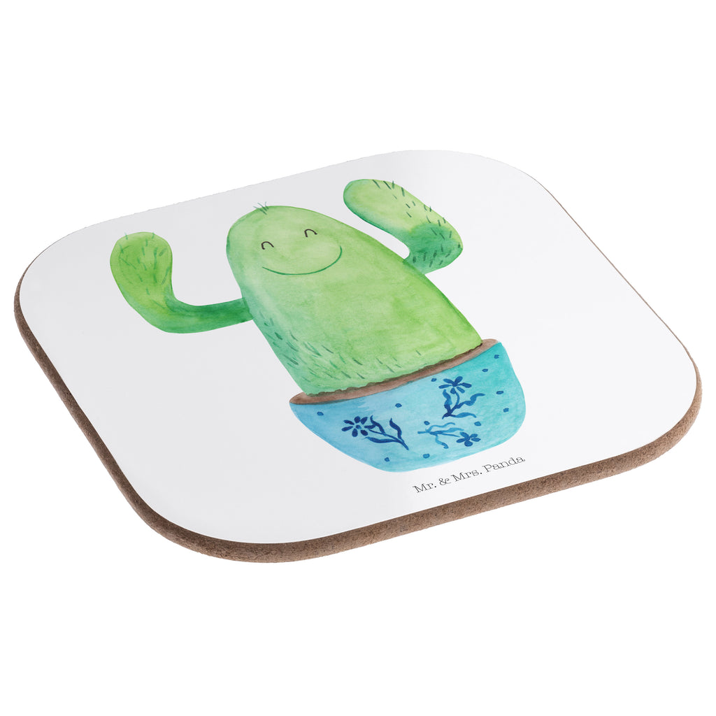 Quadratische Untersetzer Kaktus Happy Bierdeckel, Glasuntersetzer, Untersetzer Gläser, Getränkeuntersetzer, Kaktus, Kakteen, Motivation, Spruch, lustig, Kindersicherung, Neustart, Büro, Büroalltag, Kollege, Kollegin, Freundin, Mutter, Familie, Ausbildung