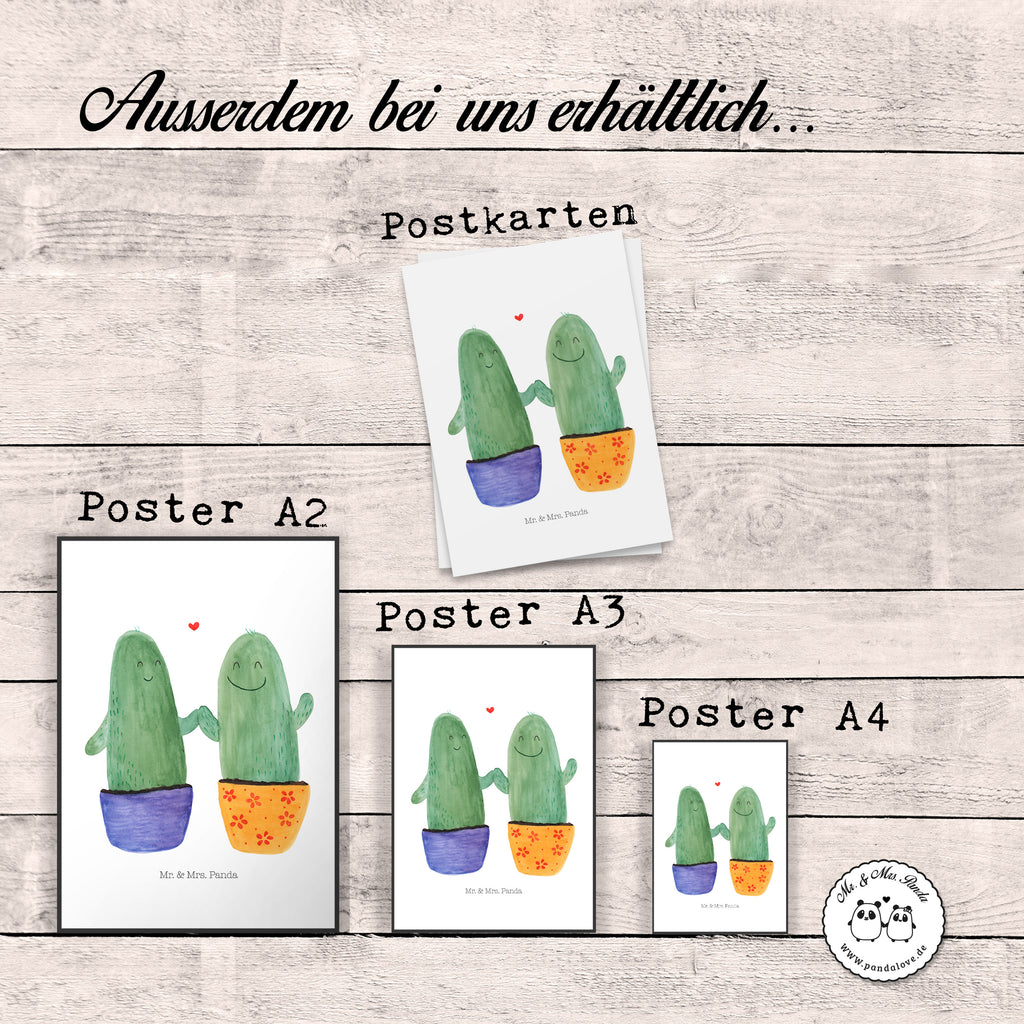 Poster Kaktus Liebe Poster, Wandposter, Bild, Wanddeko, Küchenposter, Kinderposter, Wanddeko Bild, Raumdekoration, Wanddekoration, Handgemaltes Poster, Mr. & Mrs. Panda Poster, Designposter, Kunstdruck, Posterdruck, Kaktus, Kakteen, Liebe, Liebesbeweis, Liebesbotschaft, Liebesnachricht, Love, Kaktusliebe, Paar, Pärchen, Trennung, Streit, Versöhnung, Freundschaft, Verlobung, Hochzeit