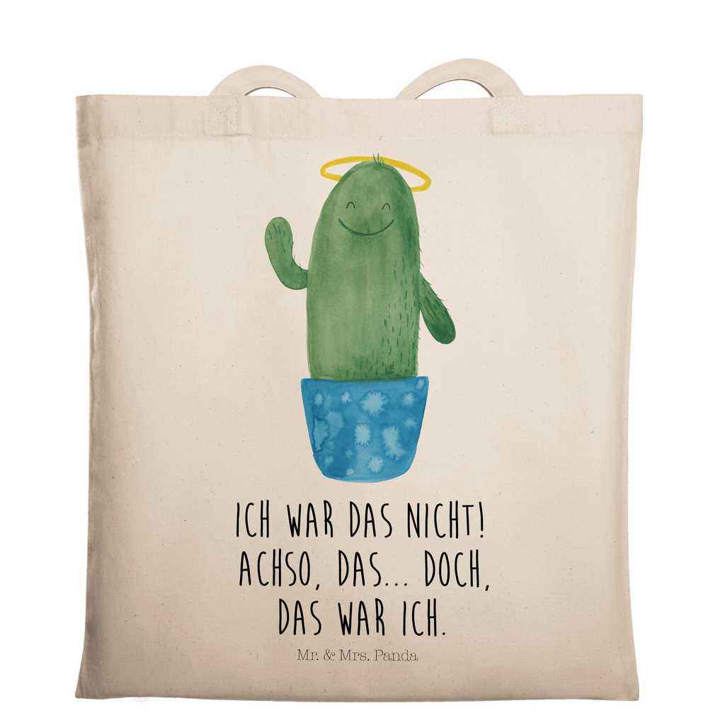 Tragetasche Kaktus Heilig Beuteltasche, Beutel, Einkaufstasche, Jutebeutel, Stoffbeutel, Kaktus, Kakteen, frech, lustig, Kind, Eltern, Familie, Bruder, Schwester, Schwestern, Freundin, Heiligenschein