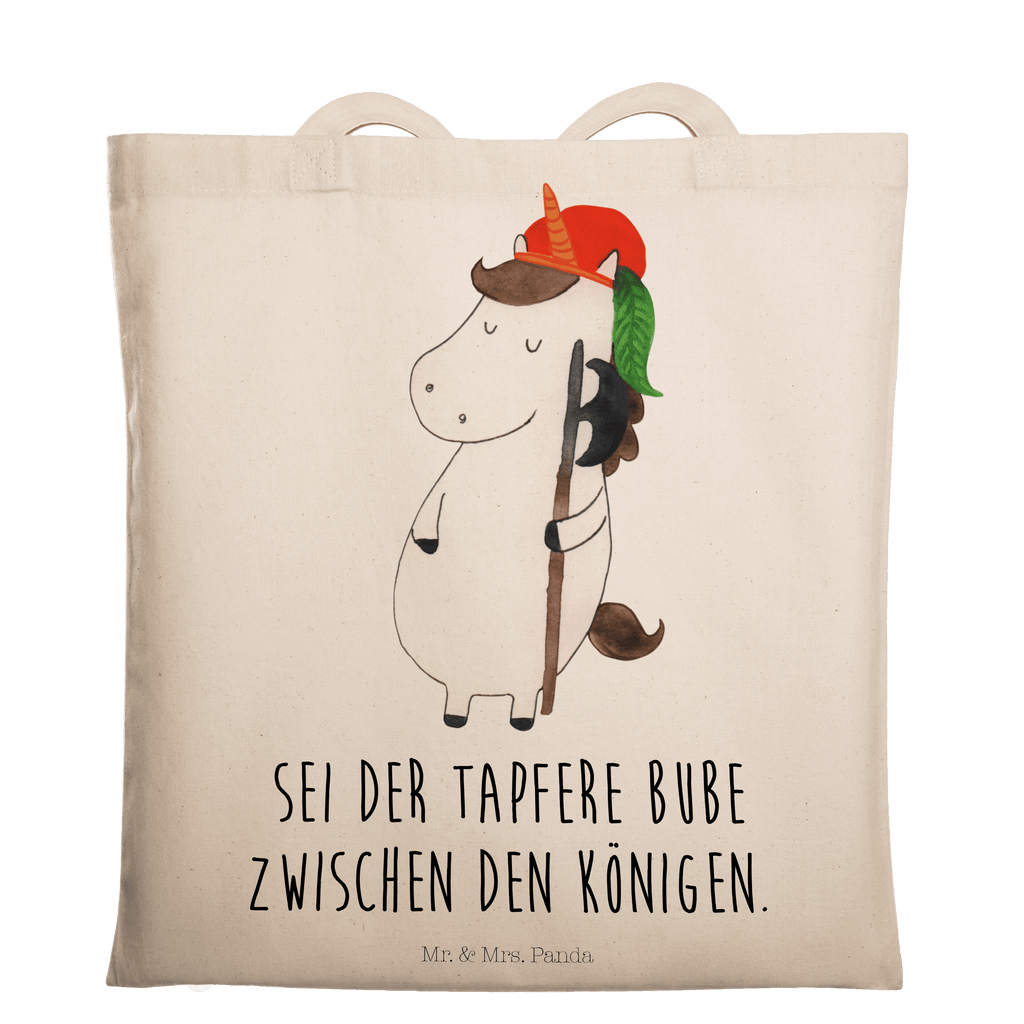 Tragetasche Einhorn Bube Beuteltasche, Beutel, Einkaufstasche, Jutebeutel, Stoffbeutel, Einhorn, Einhörner, Einhorn Deko, Pegasus, Unicorn, Bube, Mittelalter
