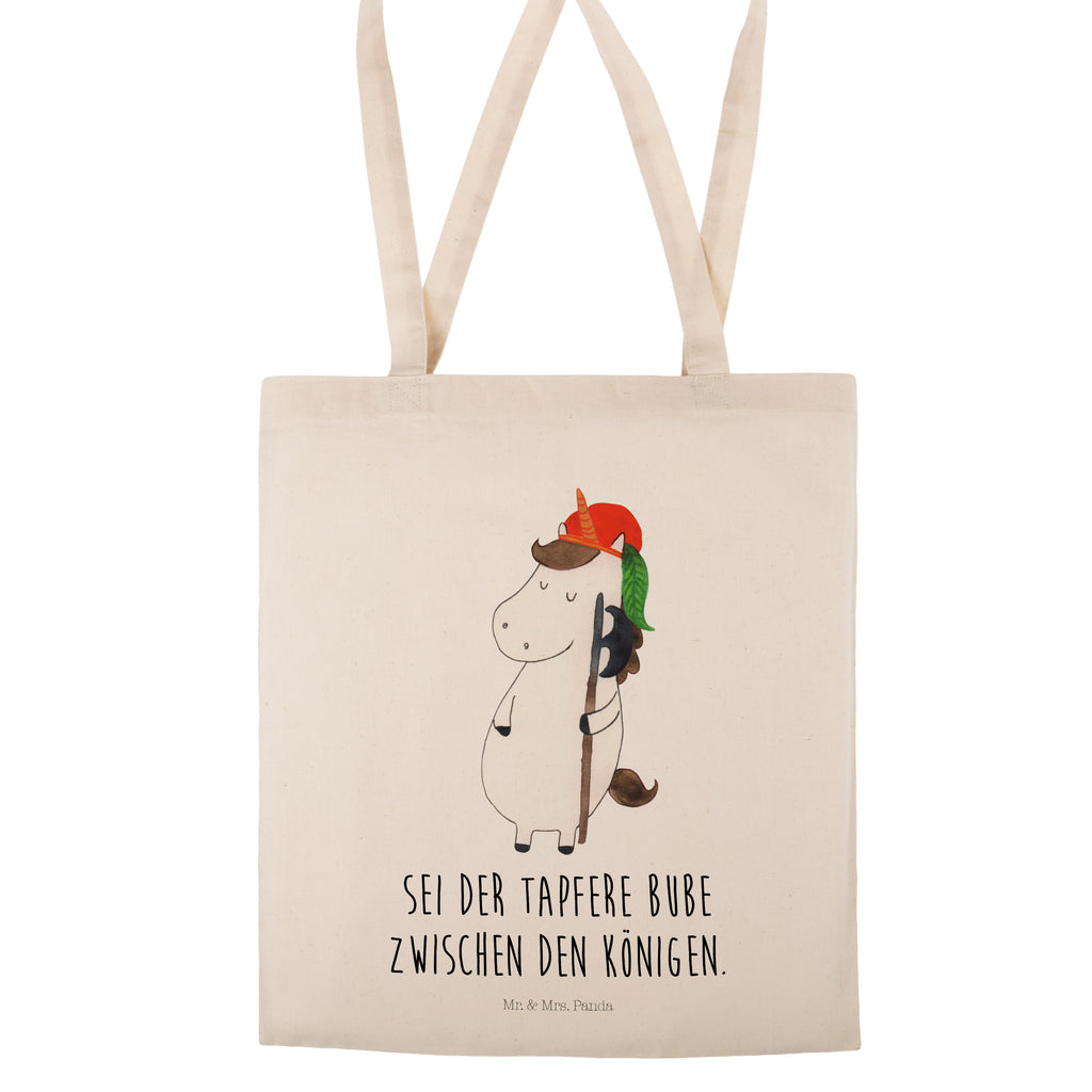 Tragetasche Einhorn Bube Beuteltasche, Beutel, Einkaufstasche, Jutebeutel, Stoffbeutel, Einhorn, Einhörner, Einhorn Deko, Pegasus, Unicorn, Bube, Mittelalter