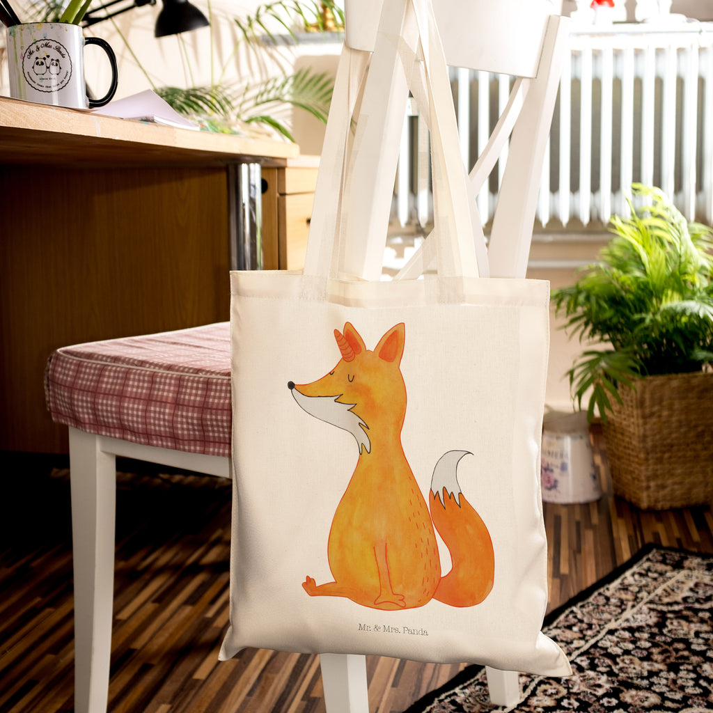 Tragetasche Fuchshörnchen Beuteltasche, Beutel, Einkaufstasche, Jutebeutel, Stoffbeutel, Einhorn, Einhörner, Einhorn Deko, Pegasus, Unicorn, Fuchs, Unicorns, Fuchshörnchen, Fuchshorn, Foxycorn, Füchse