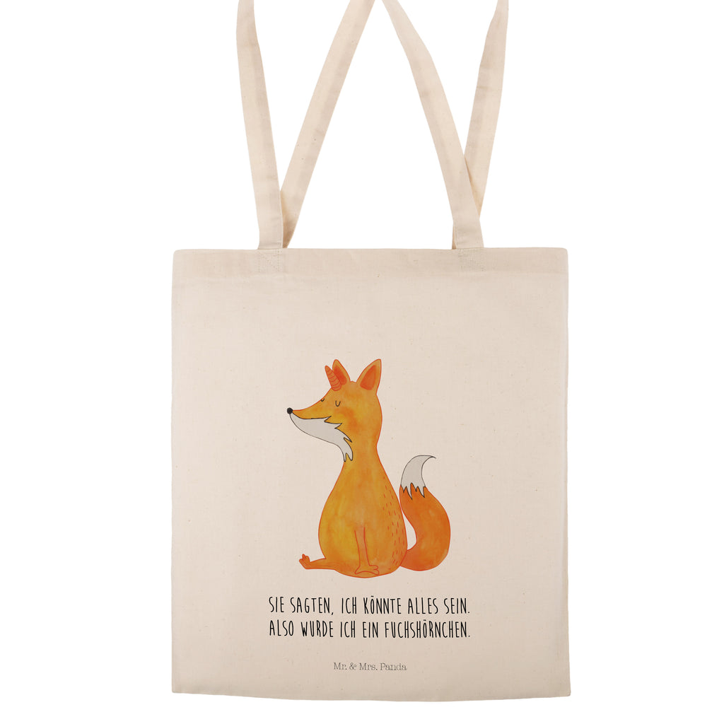 Tragetasche Fuchshörnchen Beuteltasche, Beutel, Einkaufstasche, Jutebeutel, Stoffbeutel, Einhorn, Einhörner, Einhorn Deko, Pegasus, Unicorn, Fuchs, Unicorns, Fuchshörnchen, Fuchshorn, Foxycorn, Füchse