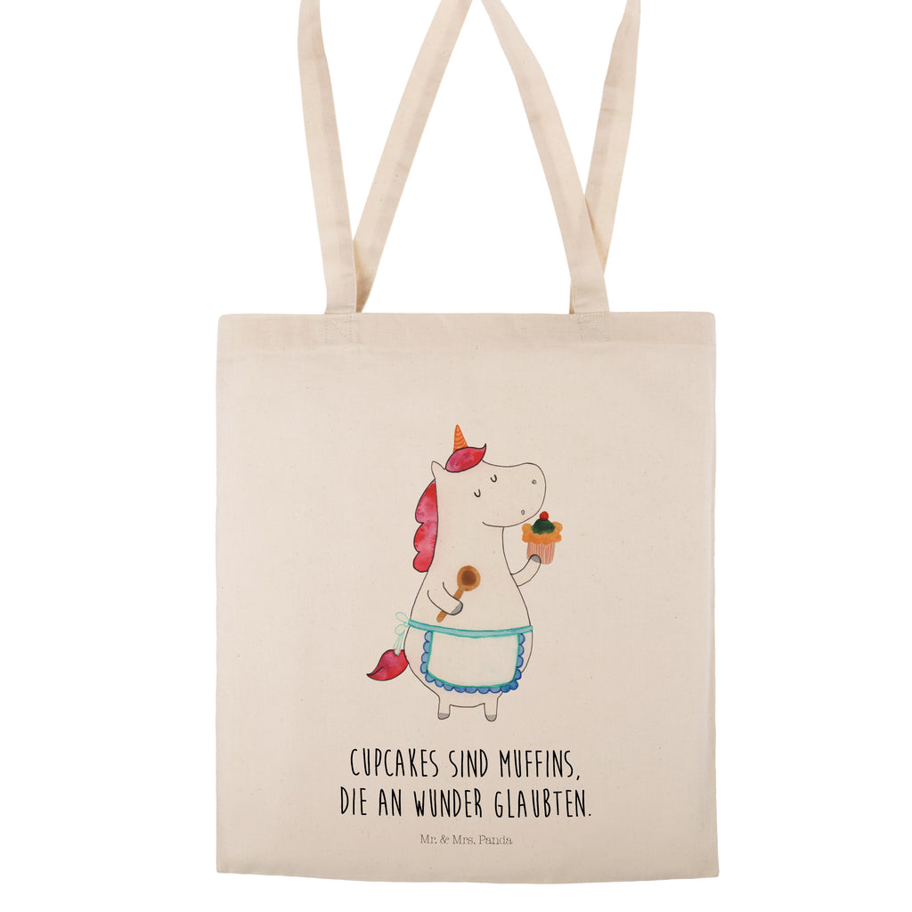 Tragetasche Einhorn Küchenfee Beuteltasche, Beutel, Einkaufstasche, Jutebeutel, Stoffbeutel, Einhorn, Einhörner, Einhorn Deko, Pegasus, Unicorn, backen, Muffin, Motivation, Träumer, träumen, Bäckerin, Hobbykoch, Koch, Torte, Kuchen