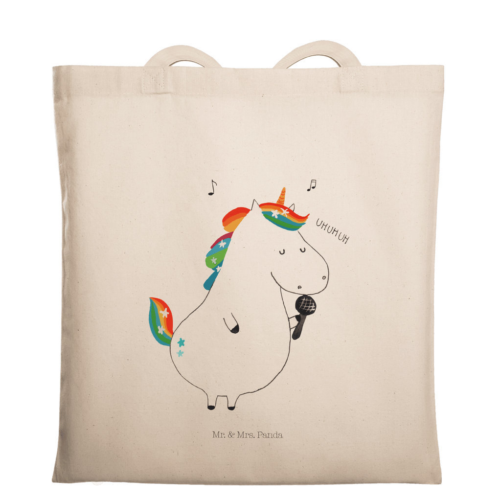 Tragetasche Einhorn Sänger Beuteltasche, Beutel, Einkaufstasche, Jutebeutel, Stoffbeutel, Einhorn, Einhörner, Einhorn Deko, Pegasus, Unicorn, Glitzer, Konfetti, Party, Geburtstag, Feier, Fest, Disco, Sängerin, Sänger, Freundin