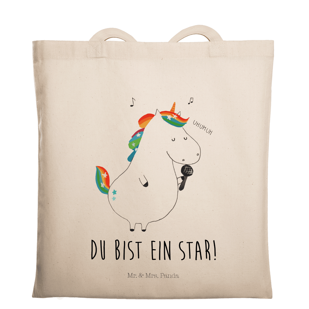 Tragetasche Einhorn Sänger Beuteltasche, Beutel, Einkaufstasche, Jutebeutel, Stoffbeutel, Einhorn, Einhörner, Einhorn Deko, Pegasus, Unicorn, Glitzer, Konfetti, Party, Geburtstag, Feier, Fest, Disco, Sängerin, Sänger, Freundin