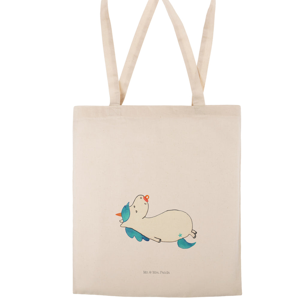 Tragetasche Einhorn Schnullie Beuteltasche, Beutel, Einkaufstasche, Jutebeutel, Stoffbeutel, Einhorn, Einhörner, Einhorn Deko, Pegasus, Unicorn, Baby, Kleinkind, Geburt, Geburtstag, Säugling, Schnuller, Geschenk Geburt, Mutter, Mama