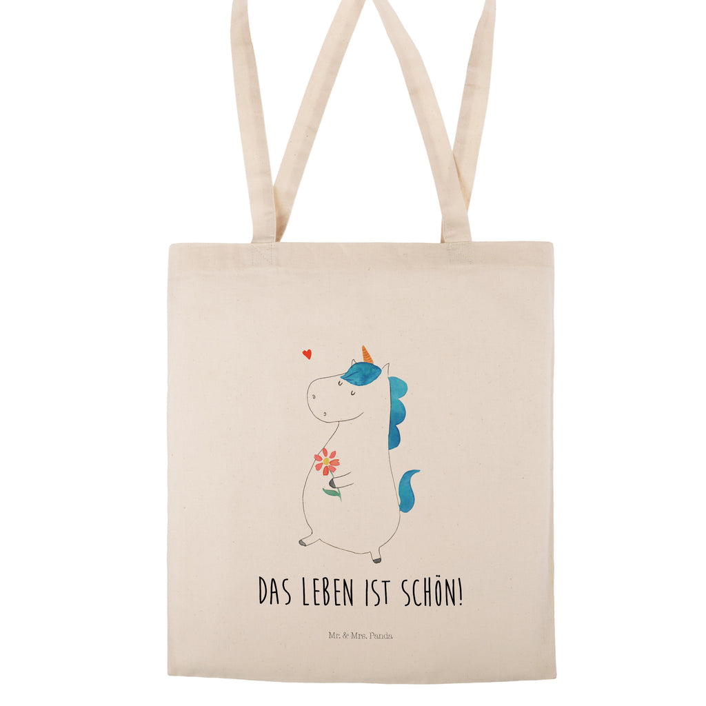 Tragetasche Einhorn Spaziergang Beuteltasche, Beutel, Einkaufstasche, Jutebeutel, Stoffbeutel, Einhorn, Einhörner, Einhorn Deko, Pegasus, Unicorn, Glitzer, Blumen, Spaziergang, Motivation, Gute Laune, Freude, Freundin, Mutter, Schwester