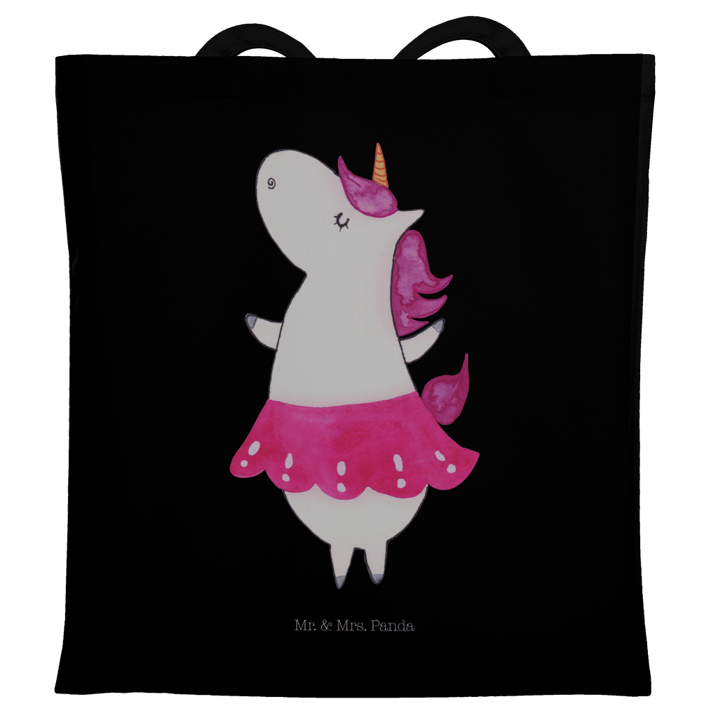 Tragetasche Einhorn Ballerina Beuteltasche, Beutel, Einkaufstasche, Jutebeutel, Stoffbeutel, Einhorn, Einhörner, Einhorn Deko, Pegasus, Unicorn, Tanzen, Ballerina, Party, Wohnung, Spaß, Feiern, Geburtstag, Tänzerin, Lebenslust, Lebensfreude