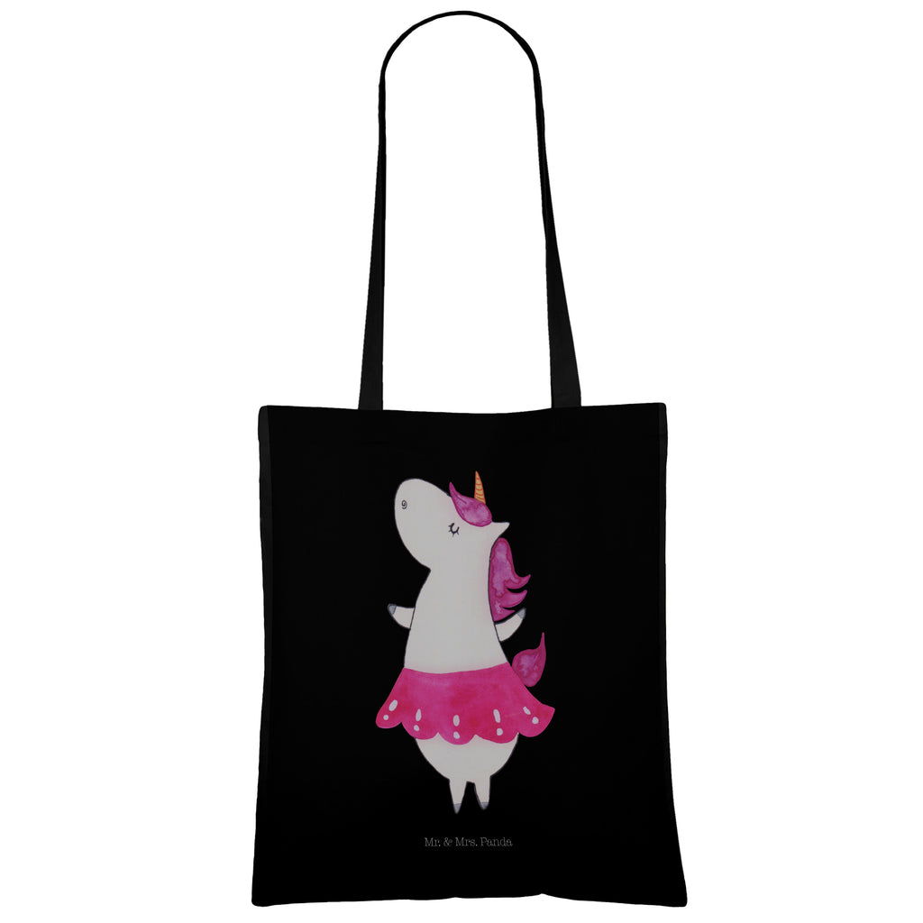 Tragetasche Einhorn Ballerina Beuteltasche, Beutel, Einkaufstasche, Jutebeutel, Stoffbeutel, Einhorn, Einhörner, Einhorn Deko, Pegasus, Unicorn, Tanzen, Ballerina, Party, Wohnung, Spaß, Feiern, Geburtstag, Tänzerin, Lebenslust, Lebensfreude