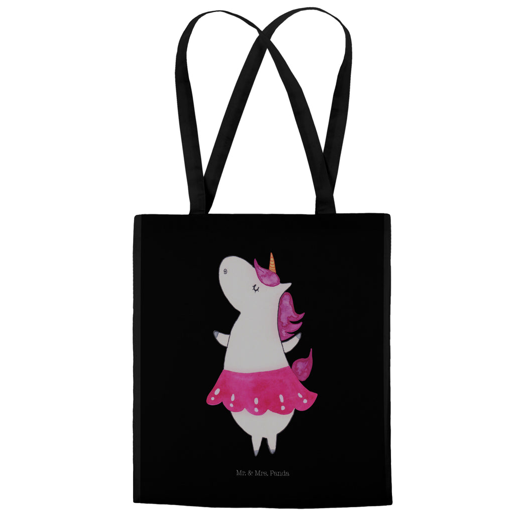 Tragetasche Einhorn Ballerina Beuteltasche, Beutel, Einkaufstasche, Jutebeutel, Stoffbeutel, Einhorn, Einhörner, Einhorn Deko, Pegasus, Unicorn, Tanzen, Ballerina, Party, Wohnung, Spaß, Feiern, Geburtstag, Tänzerin, Lebenslust, Lebensfreude