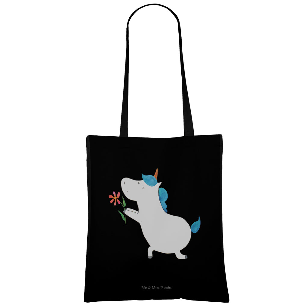 Tragetasche Einhorn Blume Beuteltasche, Beutel, Einkaufstasche, Jutebeutel, Stoffbeutel, Einhorn, Einhörner, Einhorn Deko, Pegasus, Unicorn, Liebe, Liebesbeweis, Antrag, Heiratsantrag, Verlobung, Ehepaar, Pärchen, Partner, Freund, Freundin, Ehe, heiraten