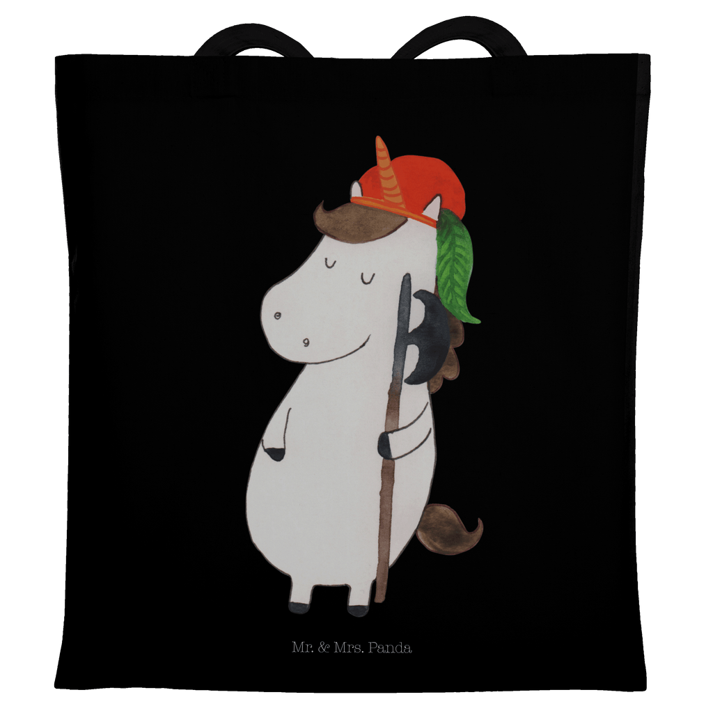 Tragetasche Einhorn Bube Beuteltasche, Beutel, Einkaufstasche, Jutebeutel, Stoffbeutel, Einhorn, Einhörner, Einhorn Deko, Pegasus, Unicorn, Bube, Mittelalter