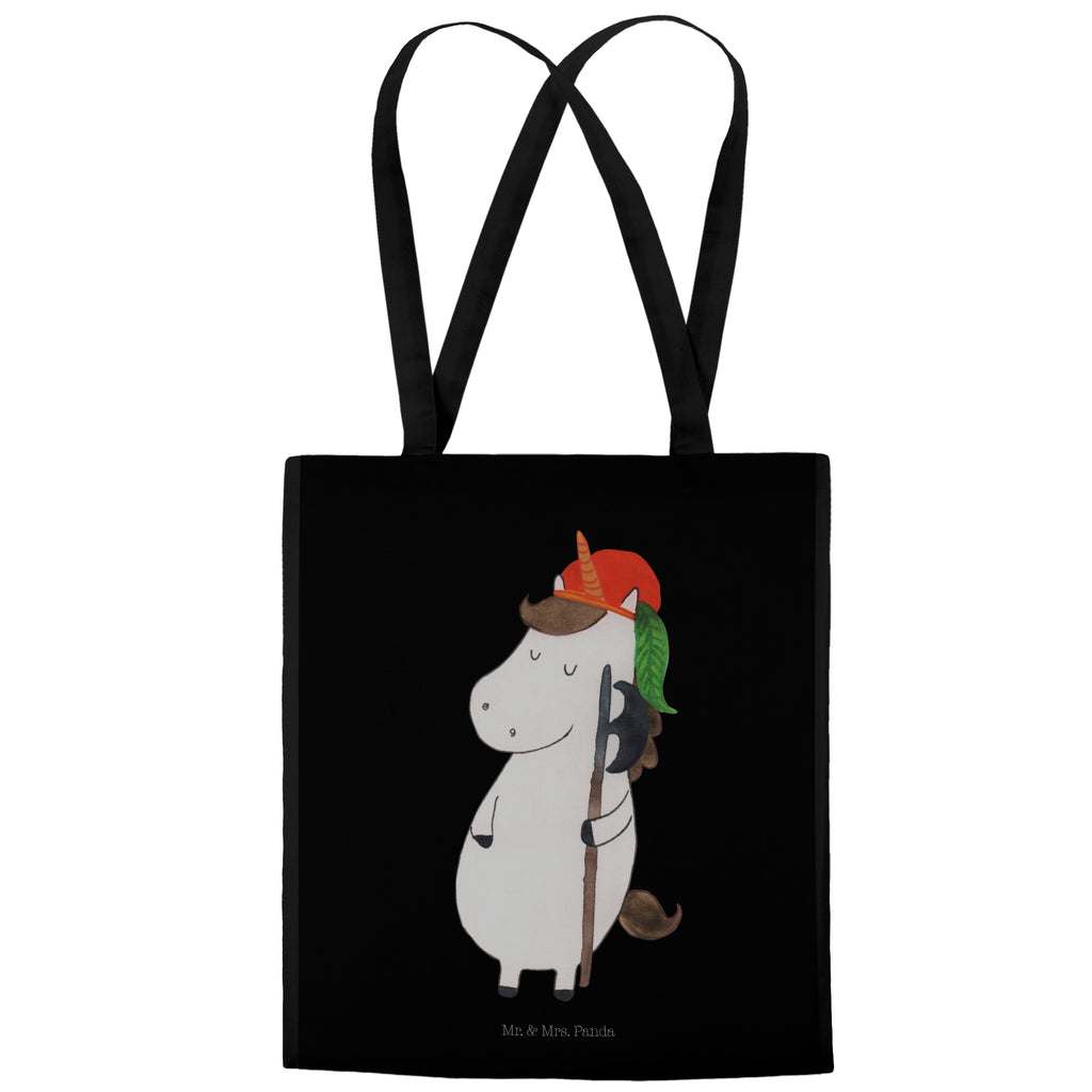 Tragetasche Einhorn Bube Beuteltasche, Beutel, Einkaufstasche, Jutebeutel, Stoffbeutel, Einhorn, Einhörner, Einhorn Deko, Pegasus, Unicorn, Bube, Mittelalter