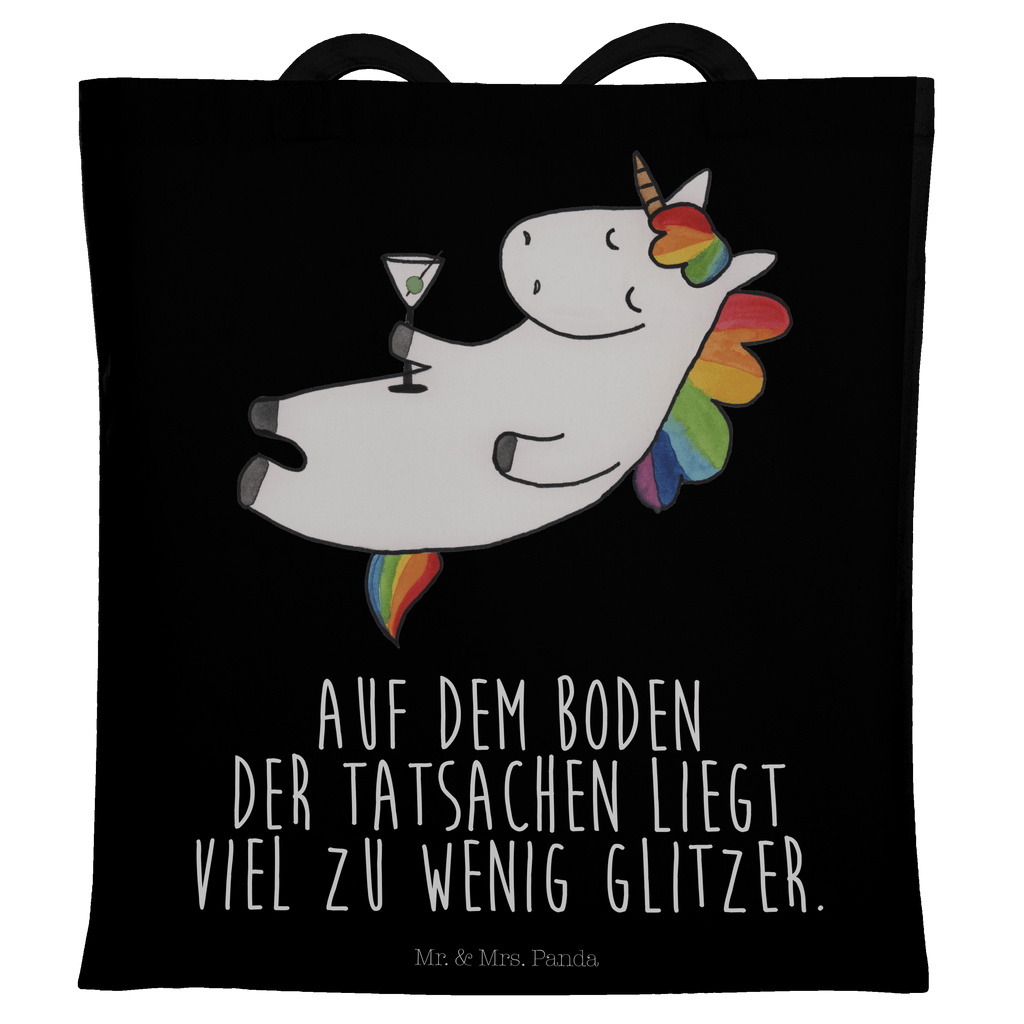 Tragetasche Einhorn Cocktail Beuteltasche, Beutel, Einkaufstasche, Jutebeutel, Stoffbeutel, Einhorn, Einhörner, Einhorn Deko, Pegasus, Unicorn, Party, Spaß, Feiern, Caipirinha, Rum, Cuba Libre, Sekt, Freundin, Geburtstag, lustig, witzig, Spruch, Glitzer