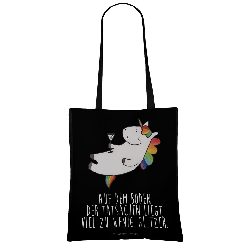 Tragetasche Einhorn Cocktail Beuteltasche, Beutel, Einkaufstasche, Jutebeutel, Stoffbeutel, Einhorn, Einhörner, Einhorn Deko, Pegasus, Unicorn, Party, Spaß, Feiern, Caipirinha, Rum, Cuba Libre, Sekt, Freundin, Geburtstag, lustig, witzig, Spruch, Glitzer