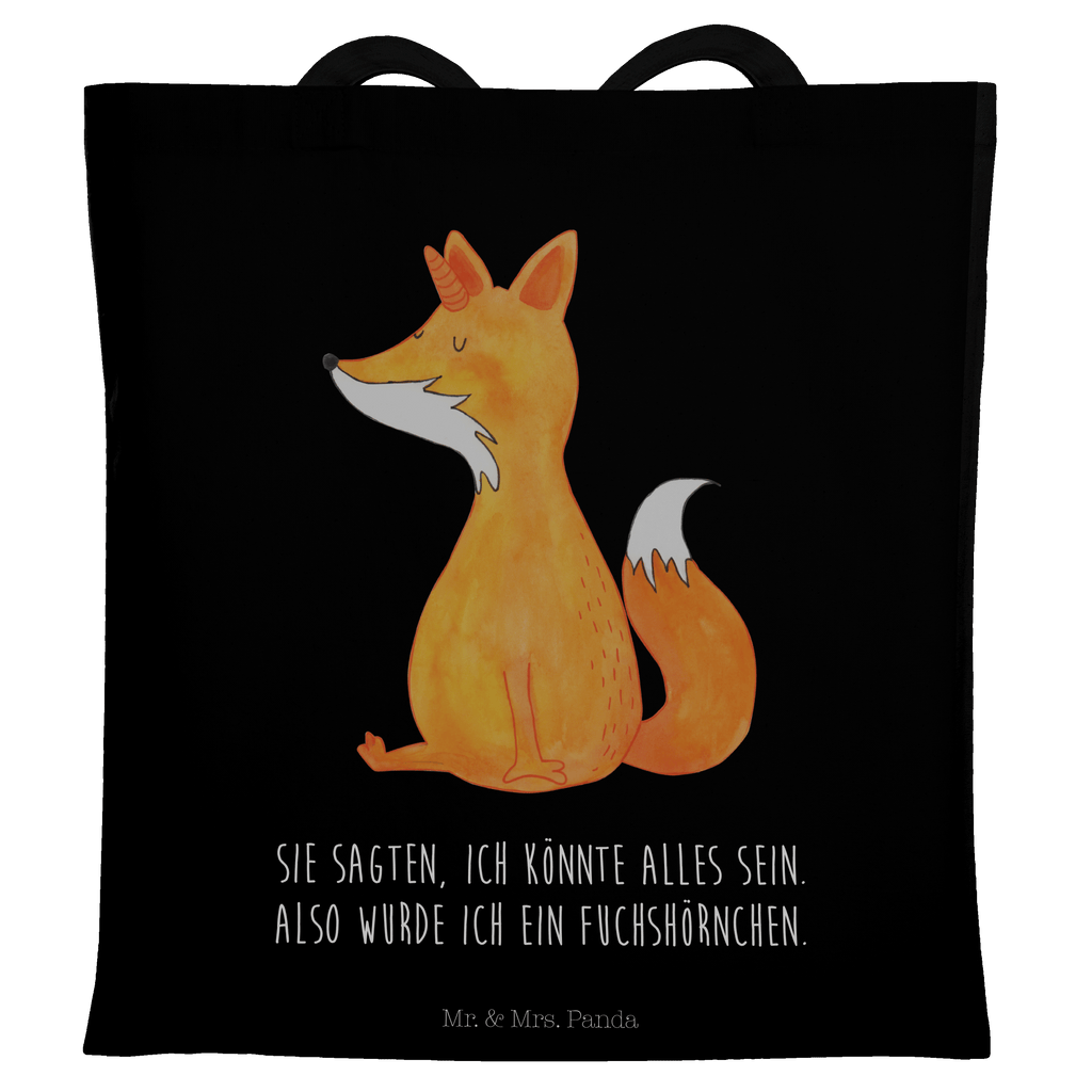 Tragetasche Fuchshörnchen Beuteltasche, Beutel, Einkaufstasche, Jutebeutel, Stoffbeutel, Einhorn, Einhörner, Einhorn Deko, Pegasus, Unicorn, Fuchs, Unicorns, Fuchshörnchen, Fuchshorn, Foxycorn, Füchse