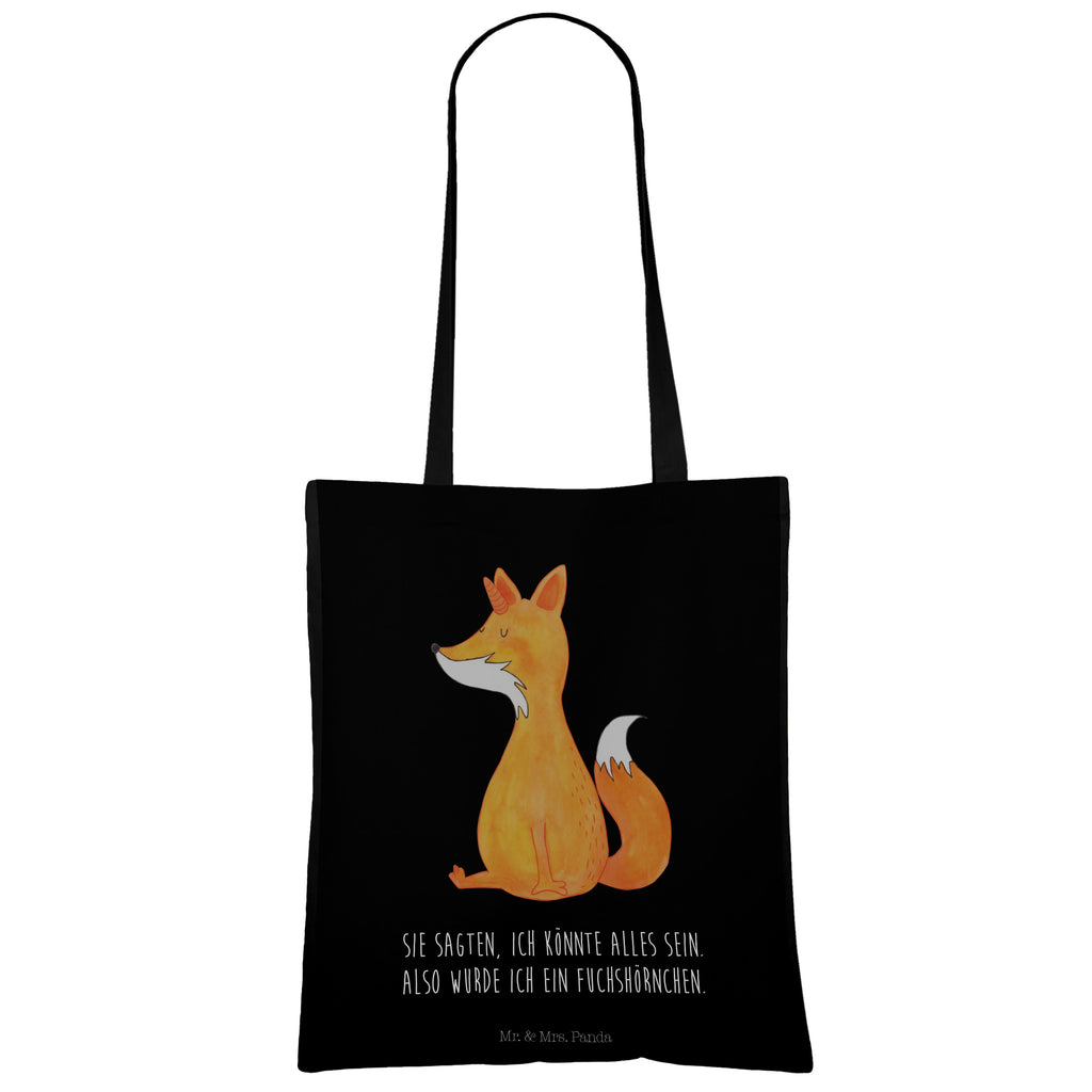 Tragetasche Fuchshörnchen Beuteltasche, Beutel, Einkaufstasche, Jutebeutel, Stoffbeutel, Einhorn, Einhörner, Einhorn Deko, Pegasus, Unicorn, Fuchs, Unicorns, Fuchshörnchen, Fuchshorn, Foxycorn, Füchse