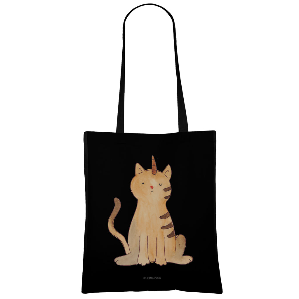 Tragetasche Einhorn Katze Beuteltasche, Beutel, Einkaufstasche, Jutebeutel, Stoffbeutel, Einhorn, Einhörner, Einhorn Deko, Pegasus, Unicorn, Katzer, Mieze, Regenbogen, Glitzer, Einhornpower, Erwachsenwerden, Katze, Katzenhorn, Einhornkatze, Kittyhorn