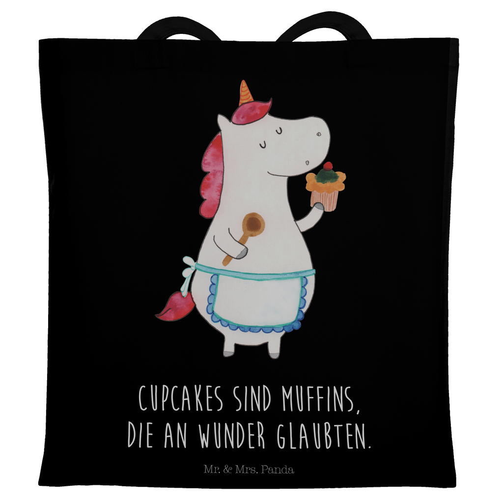 Tragetasche Einhorn Küchenfee Beuteltasche, Beutel, Einkaufstasche, Jutebeutel, Stoffbeutel, Einhorn, Einhörner, Einhorn Deko, Pegasus, Unicorn, backen, Muffin, Motivation, Träumer, träumen, Bäckerin, Hobbykoch, Koch, Torte, Kuchen