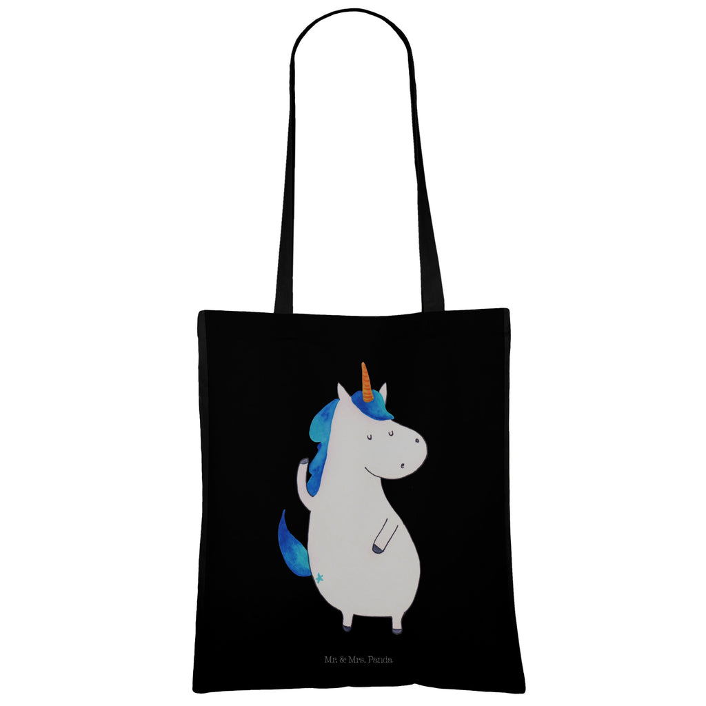 Tragetasche Einhorn Mann Beuteltasche, Beutel, Einkaufstasche, Jutebeutel, Stoffbeutel, Einhorn, Einhörner, Einhorn Deko, Pegasus, Unicorn, cool, Mann, Freundin, Familie, bester Freund, BFF, Party, hübsch, beste