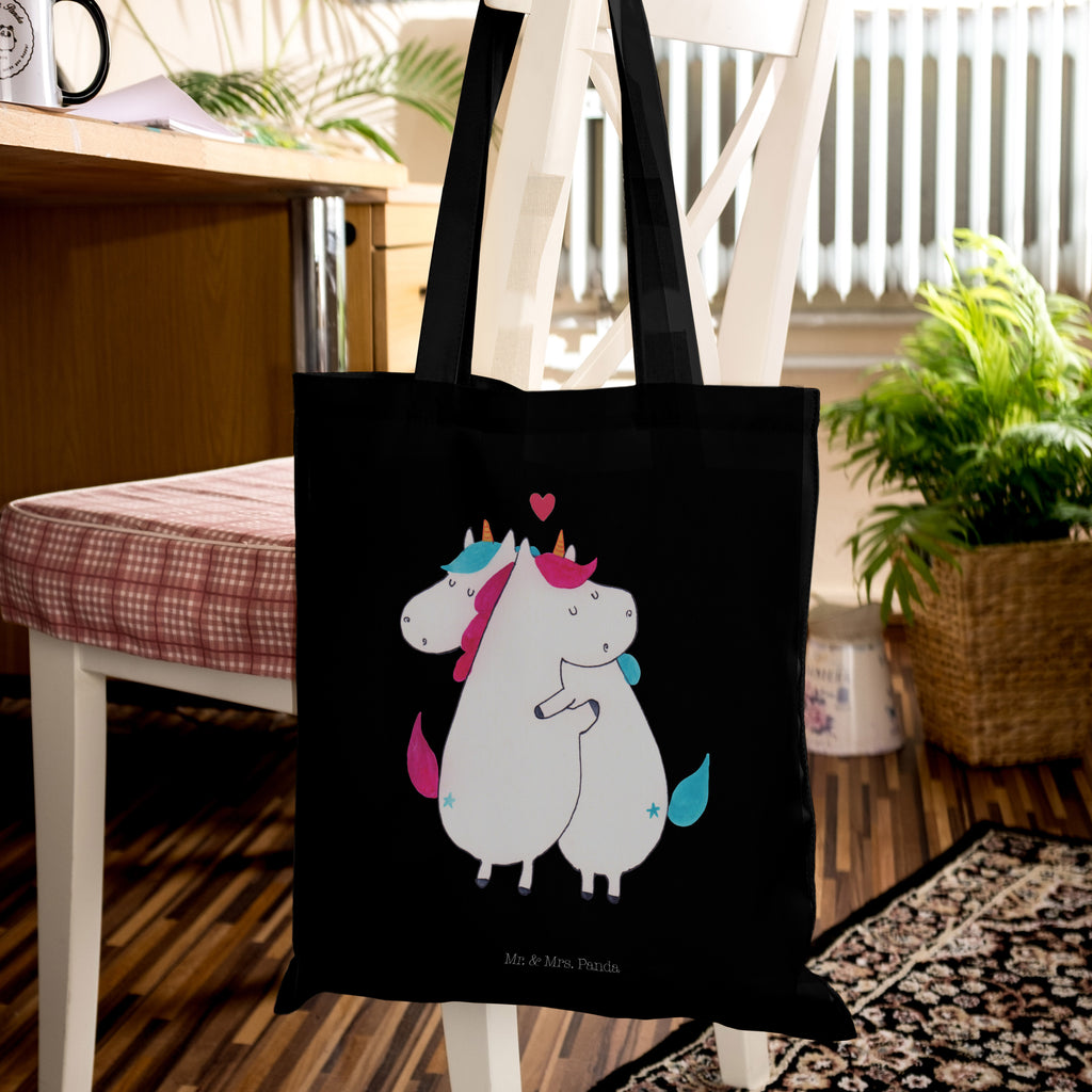 Tragetasche Einhorn Mitteilung Beuteltasche, Beutel, Einkaufstasche, Jutebeutel, Stoffbeutel, Einhorn, Einhörner, Einhorn Deko, Pegasus, Unicorn, Valentinstag, Valentine, Liebe, Geschenk, Partner, Ehe, lustig, witzig, Spruch