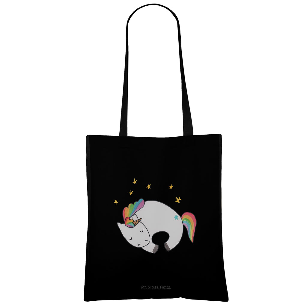 Tragetasche Einhorn Nacht Beuteltasche, Beutel, Einkaufstasche, Jutebeutel, Stoffbeutel, Einhorn, Einhörner, Einhorn Deko, Pegasus, Unicorn, Träume, Traum, unicorn, Realität, Menschen, Geschenk, Ruhe, Freundin