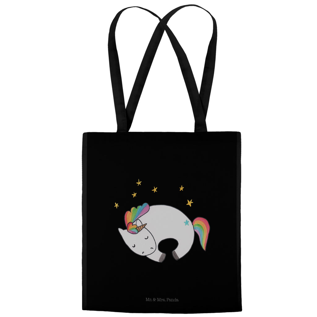 Tragetasche Einhorn Nacht Beuteltasche, Beutel, Einkaufstasche, Jutebeutel, Stoffbeutel, Einhorn, Einhörner, Einhorn Deko, Pegasus, Unicorn, Träume, Traum, unicorn, Realität, Menschen, Geschenk, Ruhe, Freundin