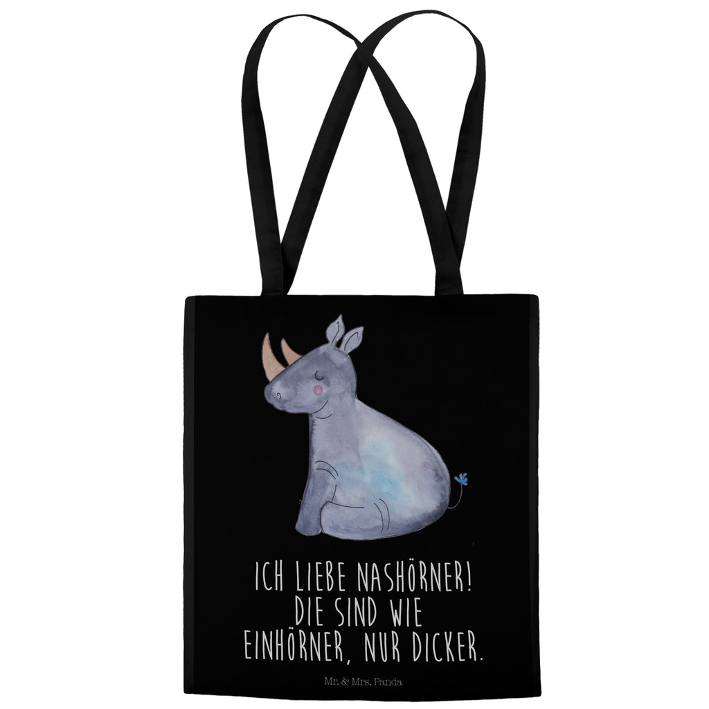Tragetasche Einhorn Nashorn Beuteltasche, Beutel, Einkaufstasche, Jutebeutel, Stoffbeutel, Einhorn, Einhörner, Einhorn Deko, Pegasus, Unicorn, Regenbogen, witzig, lustig, Zoo, Glitzer, Einhornpower, Erwachsenwerden, Nashorn, Nashörner