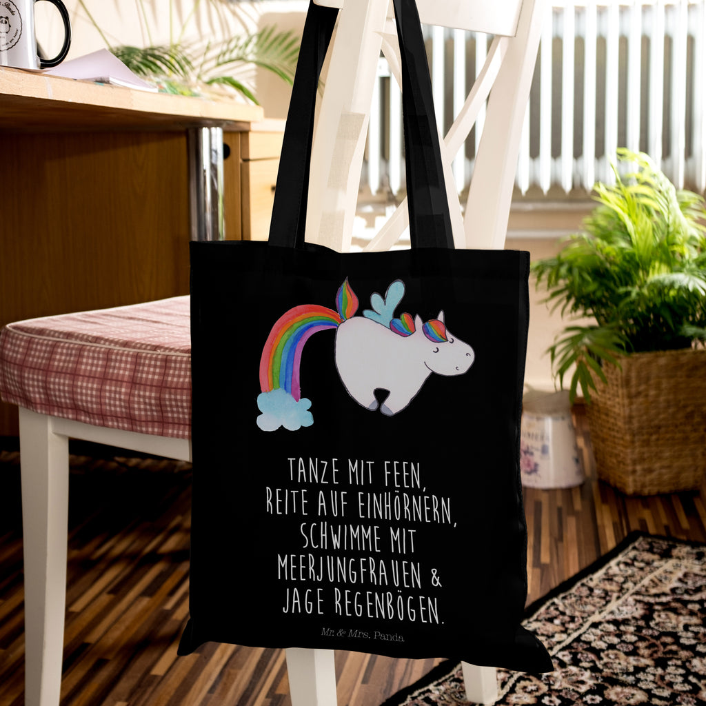 Tragetasche Einhorn Pegasus Beuteltasche, Beutel, Einkaufstasche, Jutebeutel, Stoffbeutel, Einhorn, Einhörner, Einhorn Deko, Pegasus, Unicorn, Regenbogen, Spielen, Realität, Glitzer, Erwachsenwerden