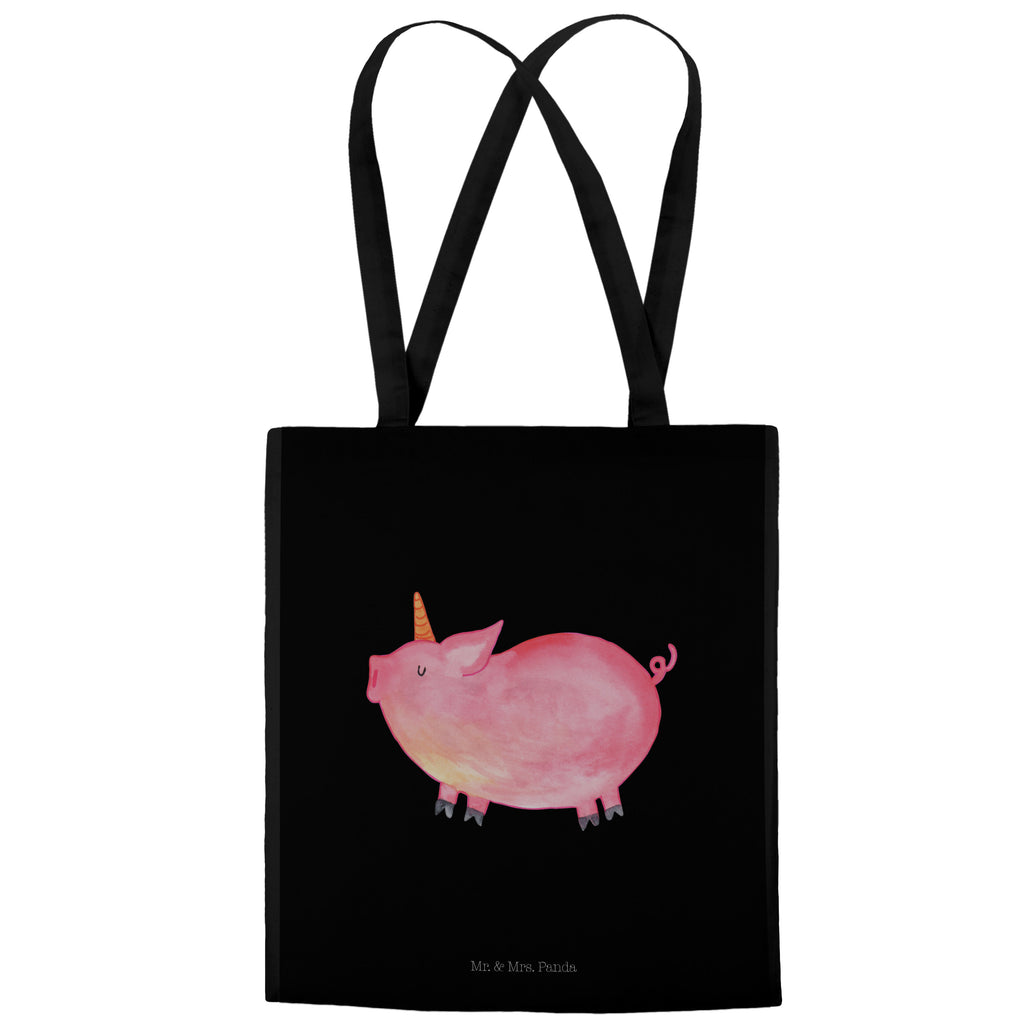Tragetasche Einhorn Schweinhorn Beuteltasche, Beutel, Einkaufstasche, Jutebeutel, Stoffbeutel, Einhorn, Einhörner, Einhorn Deko, Pegasus, Unicorn, Party, Spaß, Schwein, Schweinhorn, Bauer, witzig. lustig, Spruch, geschenk, Pig, Piggy, funny, english, englisch