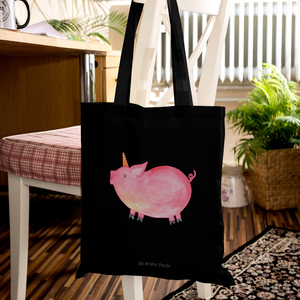 Tragetasche Einhorn Schweinhorn Beuteltasche, Beutel, Einkaufstasche, Jutebeutel, Stoffbeutel, Einhorn, Einhörner, Einhorn Deko, Pegasus, Unicorn, Party, Spaß, Schwein, Schweinhorn, Bauer, witzig. lustig, Spruch, geschenk, Pig, Piggy, funny, english, englisch