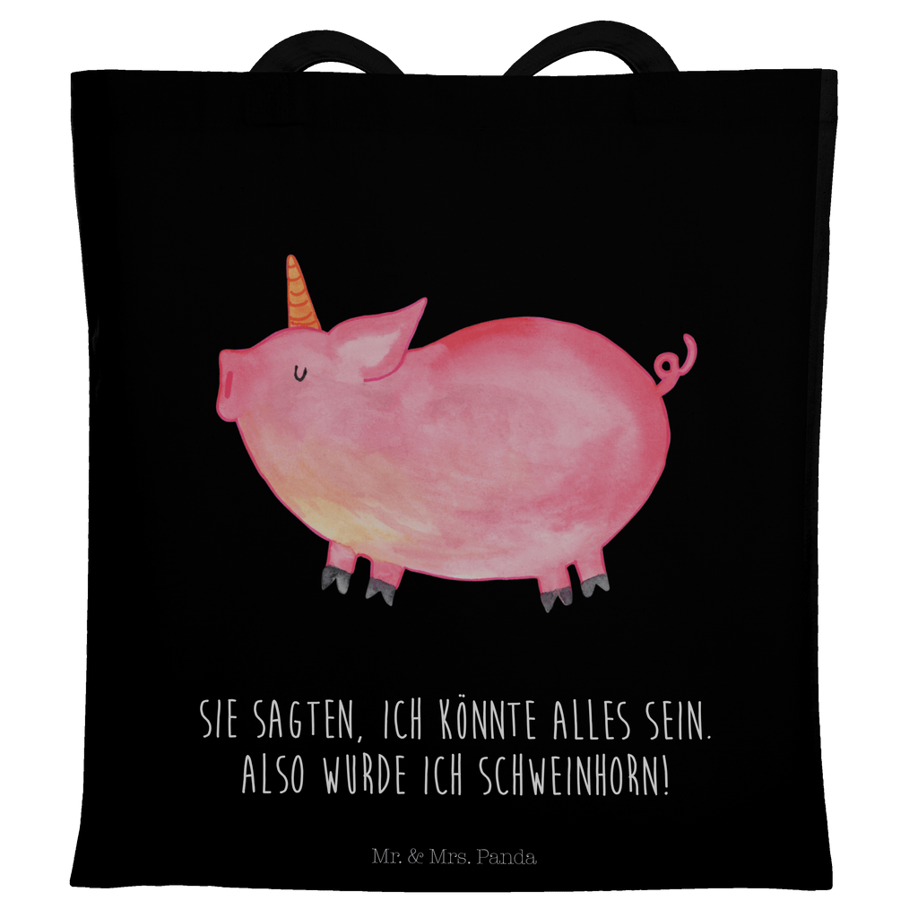 Tragetasche Einhorn Schweinhorn Beuteltasche, Beutel, Einkaufstasche, Jutebeutel, Stoffbeutel, Einhorn, Einhörner, Einhorn Deko, Pegasus, Unicorn, Party, Spaß, Schwein, Schweinhorn, Bauer, witzig. lustig, Spruch, geschenk, Pig, Piggy, funny, english, englisch