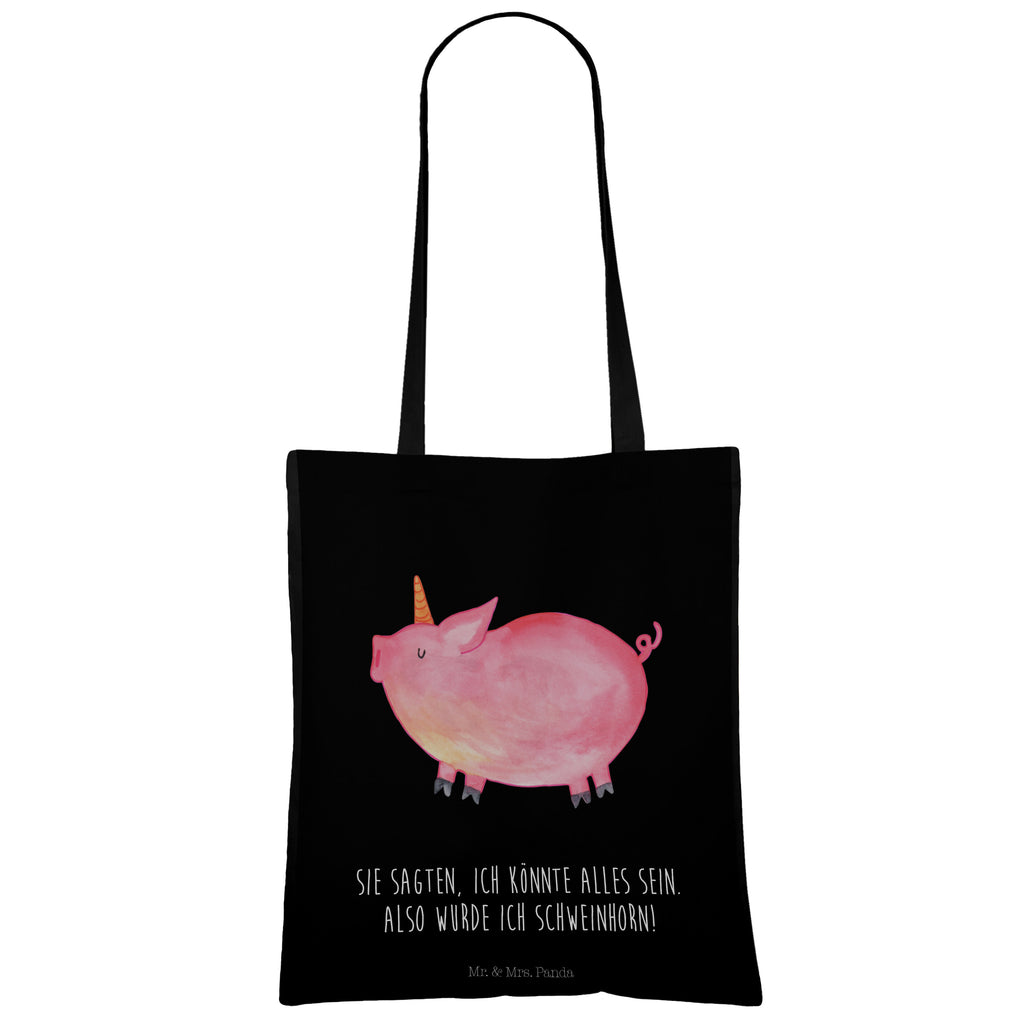 Tragetasche Einhorn Schweinhorn Beuteltasche, Beutel, Einkaufstasche, Jutebeutel, Stoffbeutel, Einhorn, Einhörner, Einhorn Deko, Pegasus, Unicorn, Party, Spaß, Schwein, Schweinhorn, Bauer, witzig. lustig, Spruch, geschenk, Pig, Piggy, funny, english, englisch