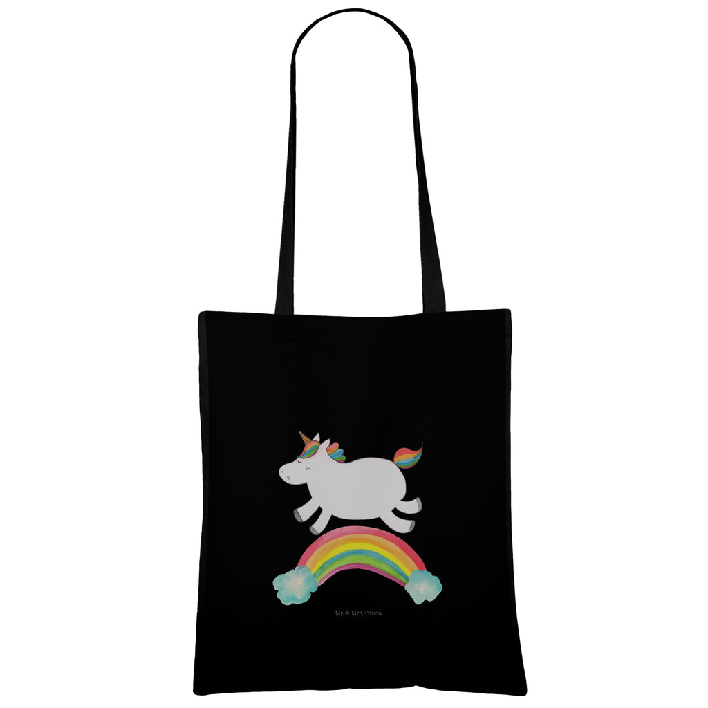 Tragetasche Einhorn Regenbogen Beuteltasche, Beutel, Einkaufstasche, Jutebeutel, Stoffbeutel, Einhorn, Einhörner, Einhorn Deko, Pegasus, Unicorn, Regenbogen, Glitzer, Einhornpower, Erwachsenwerden, Einhornautobahn