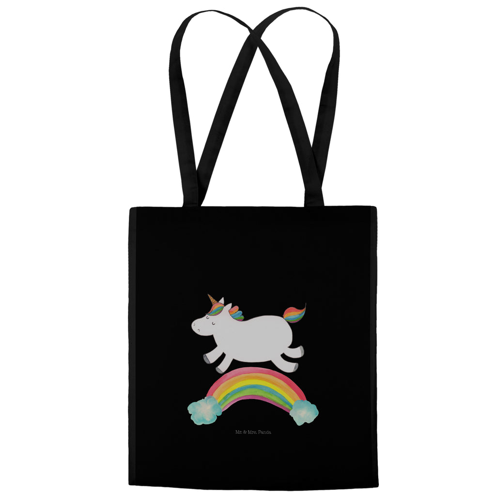 Tragetasche Einhorn Regenbogen Beuteltasche, Beutel, Einkaufstasche, Jutebeutel, Stoffbeutel, Einhorn, Einhörner, Einhorn Deko, Pegasus, Unicorn, Regenbogen, Glitzer, Einhornpower, Erwachsenwerden, Einhornautobahn