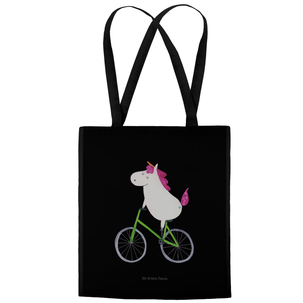 Tragetasche Einhorn Radfahrer Beuteltasche, Beutel, Einkaufstasche, Jutebeutel, Stoffbeutel, Einhorn, Einhörner, Einhorn Deko, Pegasus, Unicorn, Radfahren, Radfahrer, Rad, Bike, Feenstaub, Konfetti, Luxusproblem, Kummer, Liebeskummer