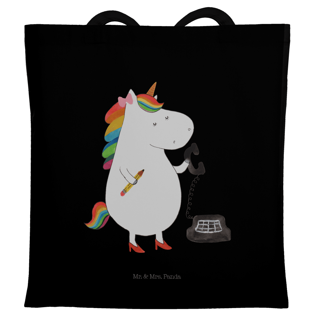 Tragetasche Einhorn Sekretärin Beuteltasche, Beutel, Einkaufstasche, Jutebeutel, Stoffbeutel, Einhorn, Einhörner, Einhorn Deko, Pegasus, Unicorn, Sekretärin, Büro, Rechtsanwältin, Rechtsanwaltsgehilfin, Steuerbüro, Steuerkanzlei, Bürokraft, Bürohilfe