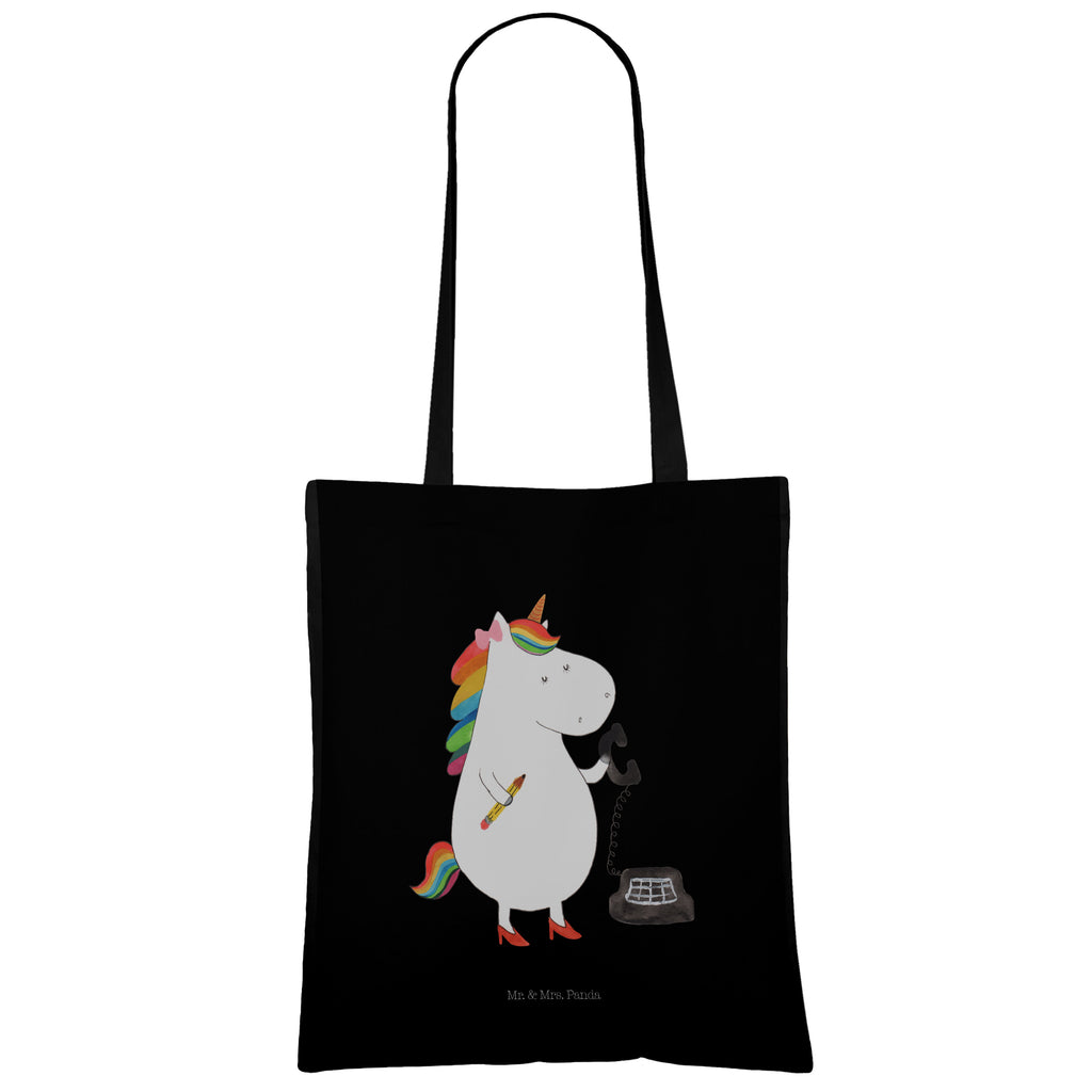 Tragetasche Einhorn Sekretärin Beuteltasche, Beutel, Einkaufstasche, Jutebeutel, Stoffbeutel, Einhorn, Einhörner, Einhorn Deko, Pegasus, Unicorn, Sekretärin, Büro, Rechtsanwältin, Rechtsanwaltsgehilfin, Steuerbüro, Steuerkanzlei, Bürokraft, Bürohilfe
