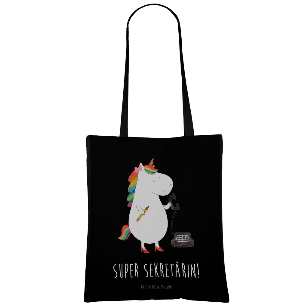 Tragetasche Einhorn Sekretärin Beuteltasche, Beutel, Einkaufstasche, Jutebeutel, Stoffbeutel, Einhorn, Einhörner, Einhorn Deko, Pegasus, Unicorn, Sekretärin, Büro, Rechtsanwältin, Rechtsanwaltsgehilfin, Steuerbüro, Steuerkanzlei, Bürokraft, Bürohilfe